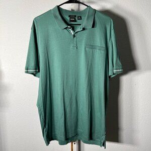 Hugo Boss Regular Fit 100% Cotton Green Short-Sleeve Polo SZ XL